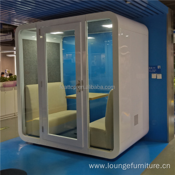 Customized Double soundproof office phone booth, privacy pod